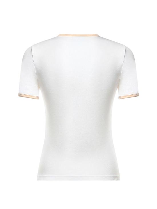 26SS 쿠레쥬 반팔 티셔츠 125JTS017JS0203B256 WHITE - COURREGES
