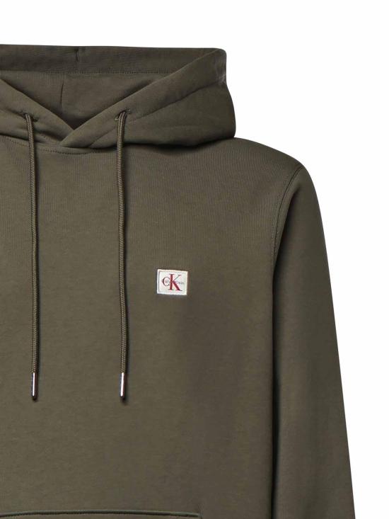 26SS 캘빈클라인 후드 티셔츠 LV04RG269GLDY Dark Green - CALVIN KLEIN
