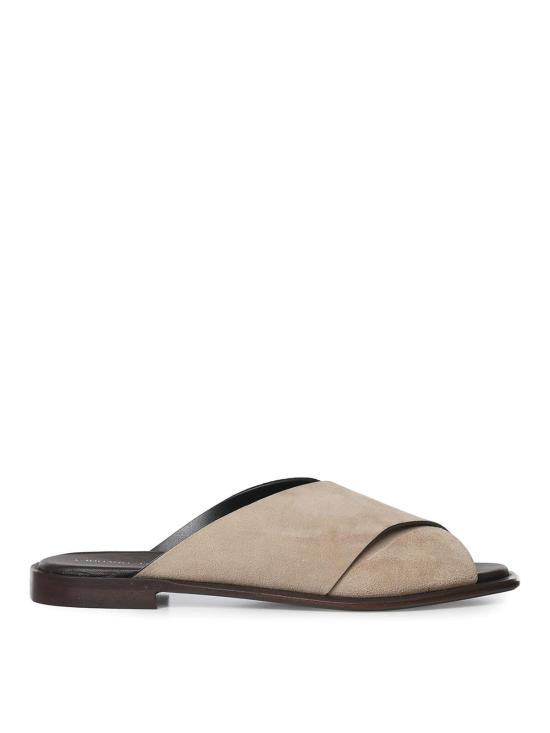 26SS 줄리아노 갈리아노 뮬/슬리퍼 GD02MVELOURCORDA Beige