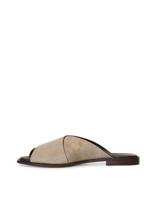 26SS 줄리아노 갈리아노 뮬/슬리퍼 GD02MVELOURCORDA Beige - GIULIANO GALIANO