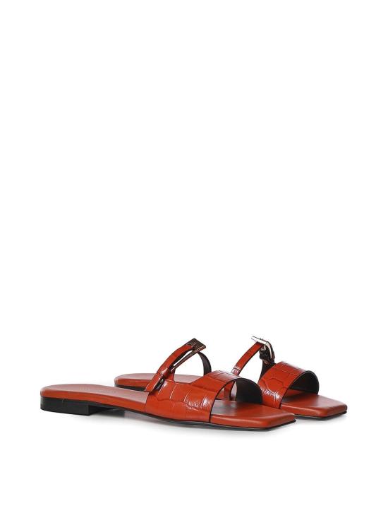 26SS 줄리아노 갈리아노 뮬/슬리퍼 GD16BCOCCOCERALACCA Red - GIULIANO GALIANO