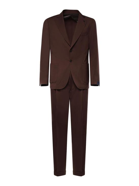  비아지오 산타니엘로 수트 세트 E3392F83M Brown