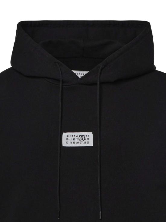 26FW MM6 메종마르지엘라 후드 티셔츠 SH0GU0048M25025900 Black - MM6 MAISON MARGIELA