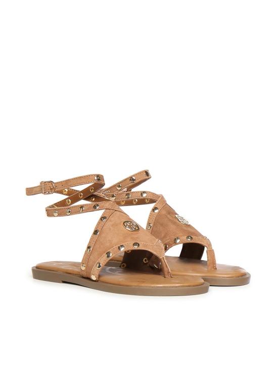  브이73 샌들 73CZ9YQ01CAMJOLEFLATCUOIO Beige - V73