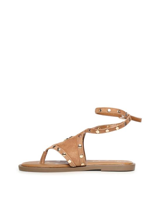  브이73 샌들 73CZ9YQ01CAMJOLEFLATCUOIO Beige - V73