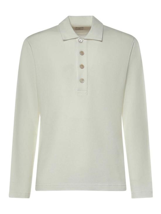 26SS 일레븐티 폴로 티셔츠 M75POLM06TES0M12001 White