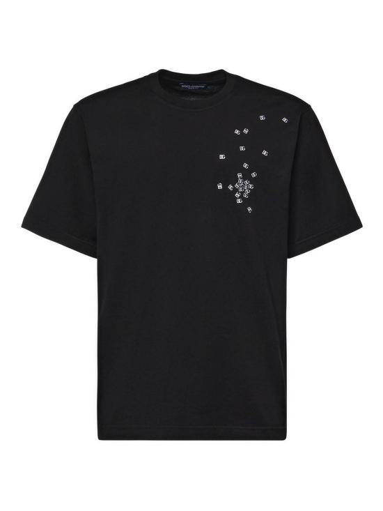 26FW 돌체앤가바나 반팔 티셔츠 G8PN9TG7Q0YN0000 Black