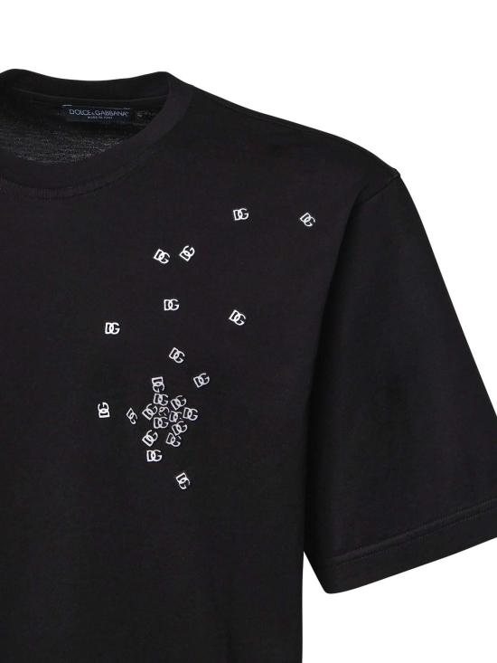26FW 돌체앤가바나 반팔 티셔츠 G8PN9TG7Q0YN0000 Black - DOLCE & GABBANA