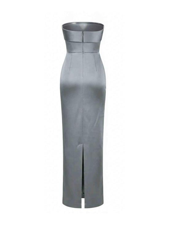  더 뉴 어라이벌스 바이 일카이즈 오젤 롱 원피스 NA00201890806 Silver - THE NEW ARRIVALS BY ILKYAZ OZEL