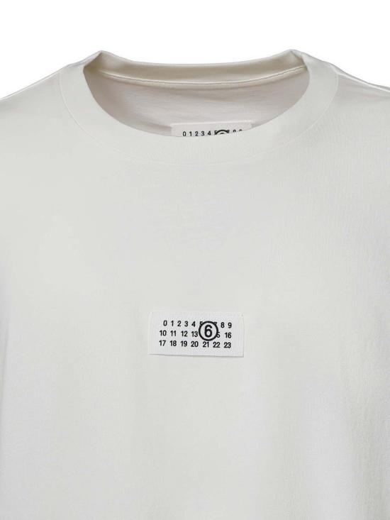 26FW MM6 메종마르지엘라 반팔 티셔츠 SH0GC0071M20258101 Cream - MM6 MAISON MARGIELA