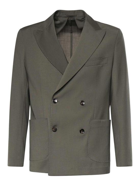 26SS 마이클 콜 수트 자켓 MCAUS3687S26932 Dark Green