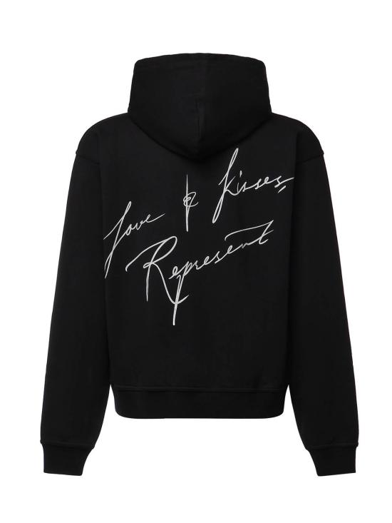 26FW 리프레젠트 후드 티셔츠 MLM10115001 Black - REPRESENT