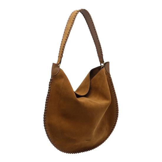 26FW 이자벨마랑 오스칸 호보 소프트 스웨이드 카프스킨 레더 백 PP0200FB B2C06M50CO Brown - ISABEL MARANT