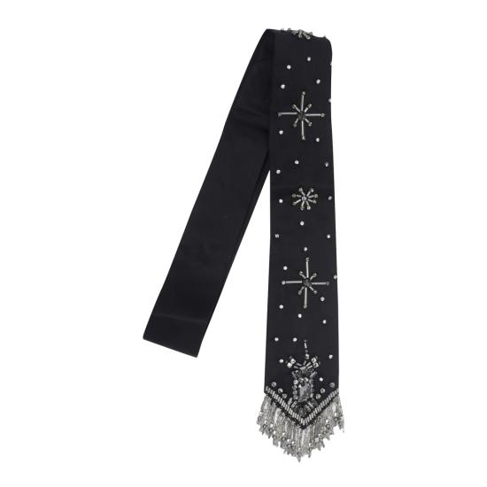 26FW 핑코 넥타이 107493 A3K5Z99 Black