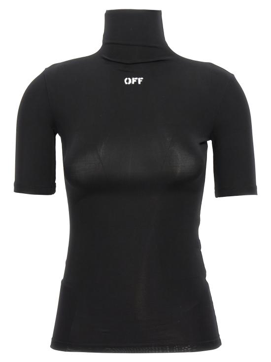 26FW 오프화이트 반팔 티셔츠 2FA00629TW003W003 Black