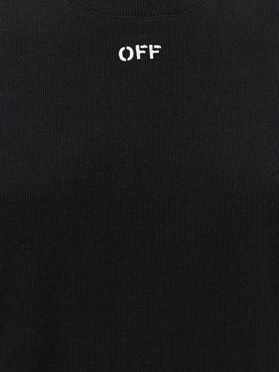 26FW 오프화이트 반팔 티셔츠 2FA00678TW003W003 Black - OFF WHITE