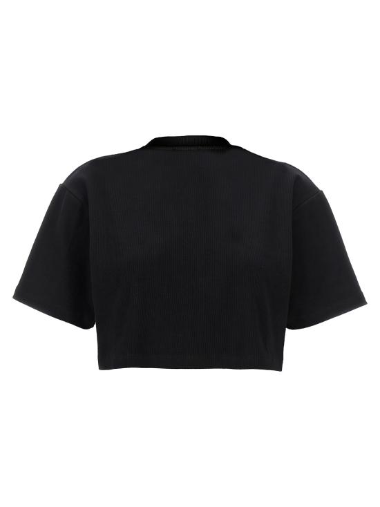 26FW 오프화이트 반팔 티셔츠 2FA00678TW003W003 Black - OFF WHITE