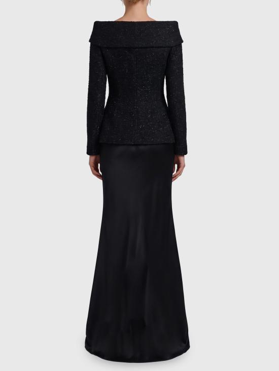26FW 셀프 포트레이트 롱 원피스 AW26 057XA BLACK - SELF PORTRAIT