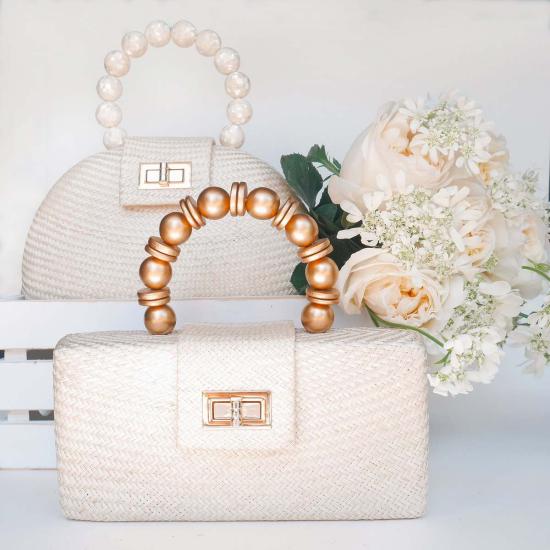  Soli & Sun 크로스백 솔리앤선 세레나 우븐 스트로 클러치 백 - OTHER BRANDS