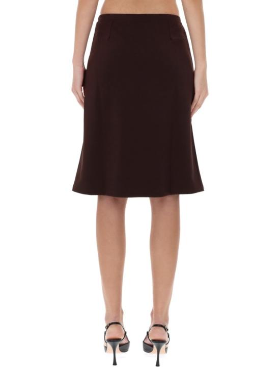 25FW 쿠레쥬 미디 스커트 325JJU296J S02501983 Brown - COURREGES