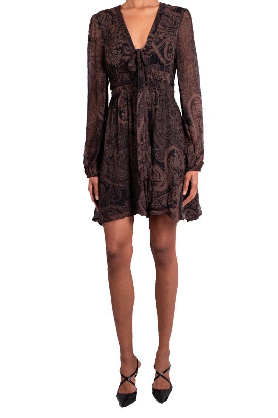 25SS 핑코 원피스 106744 A389 brown