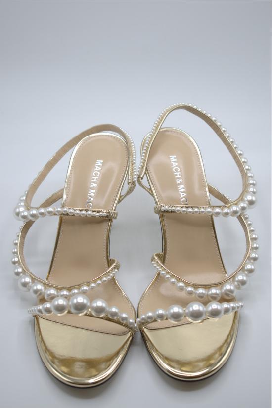 마흐앤마흐 샌들 S079485 SPEB22 gold - MACH&MACH