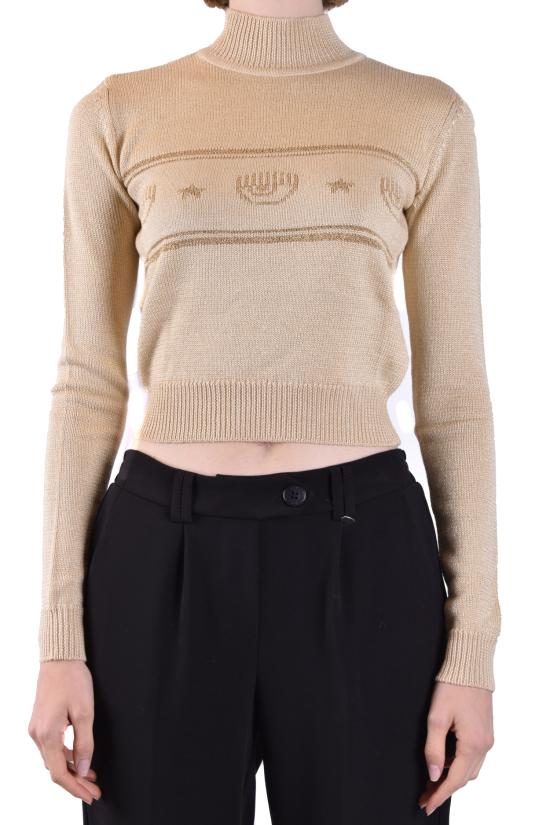  키아라 페라그니 스웨터 75CBFM11 CMH27901 Beige - CHIARA FERRAGNI