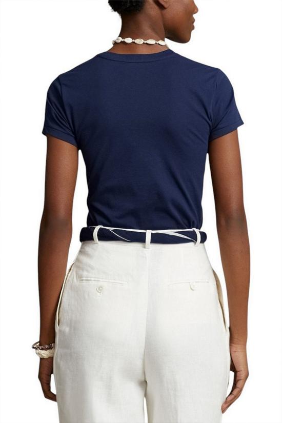 26SS 폴로 랄프로렌 클래식 핏 포니 로고 자수 티셔츠 211B14605031 Navy - POLO RALPH LAUREN