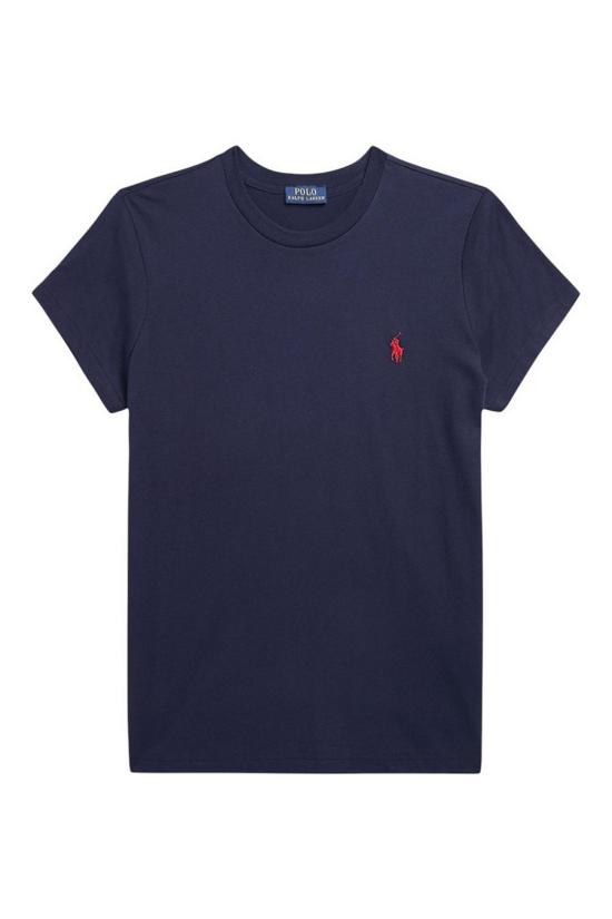 26SS 폴로 랄프로렌 클래식 핏 포니 로고 자수 티셔츠 211B14605031 Navy