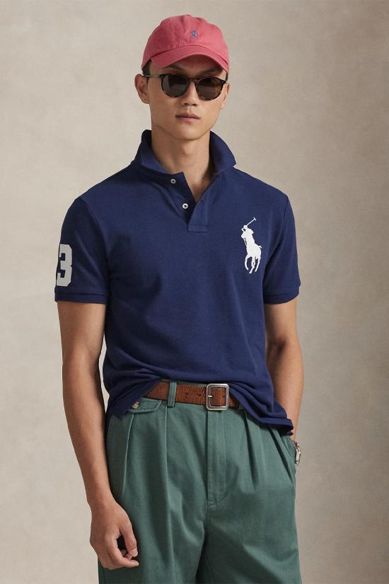 26SS 폴로 랄프로렌 폴로 티셔츠 710688969004 Navy - POLO RALPH LAUREN