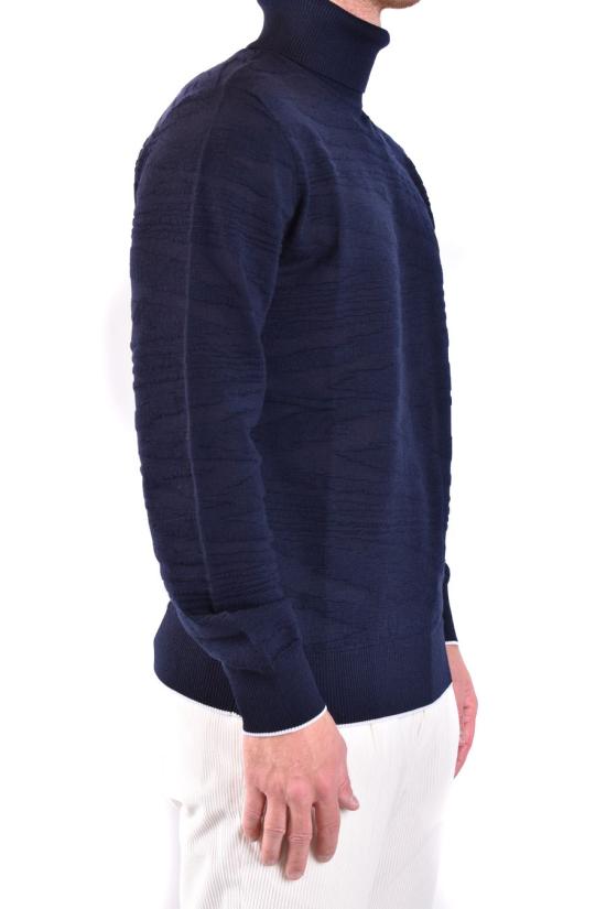  미소니 스웨터 UC23WN00 BK021ZS278P Navy - MISSONI