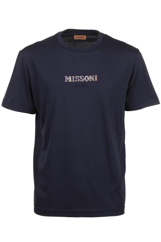  미소니 반팔 티셔츠 UC22SL03 BJ00C7S75O Navy