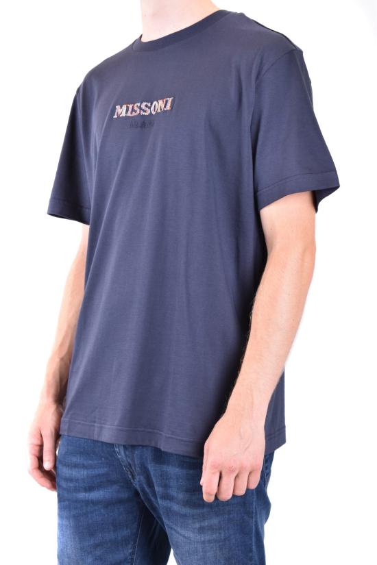  미소니 반팔 티셔츠 UC22SL03 BJ00C7S75O Navy - MISSONI