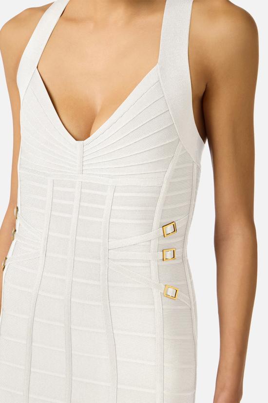 26SS 엘리자베타프랜치 미디 원피스 AM24D62E2360 Ivory - ELISABETTA FRANCHI