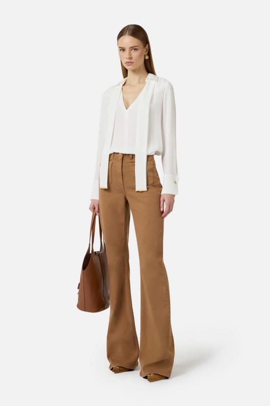 26SS 엘리자베타프랜치 블라우스 CA14661E2360 Ivory - ELISABETTA FRANCHI