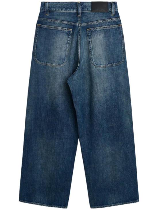 26SS 선플라워 루즈핏 스트레이트 워시드 데님 진 루즈핏 스트레이트 워시드 데님 진 51442DEEP VINTAGE Blue - SUNFLOWER