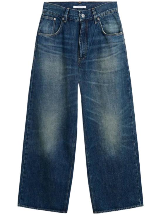 26SS 선플라워 루즈핏 스트레이트 워시드 데님 진 루즈핏 스트레이트 워시드 데님 진 51442DEEP VINTAGE Blue