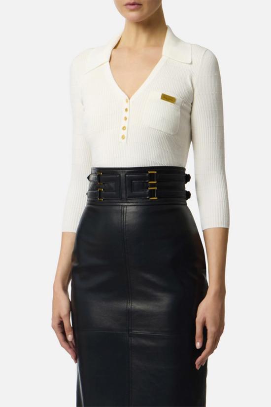 26SS 엘리자베타프랜치 스웨터 MK86B61E2360 Ivory - ELISABETTA FRANCHI