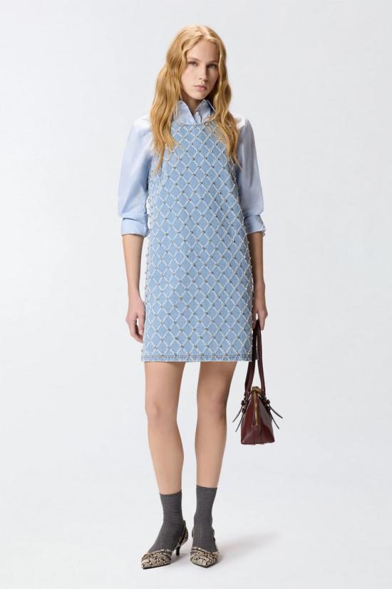 26SS 핑코 미디 원피스 106245A32NPJE Denim - PINKO