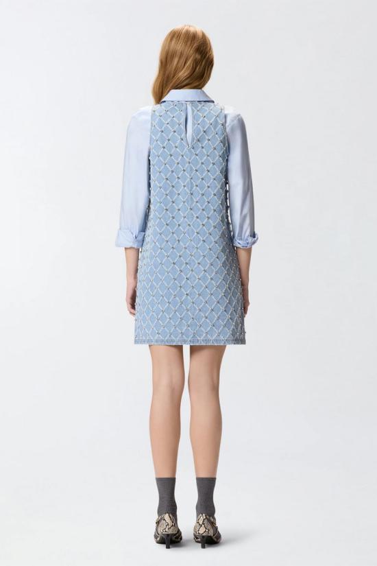 26SS 핑코 미디 원피스 106245A32NPJE Denim - PINKO