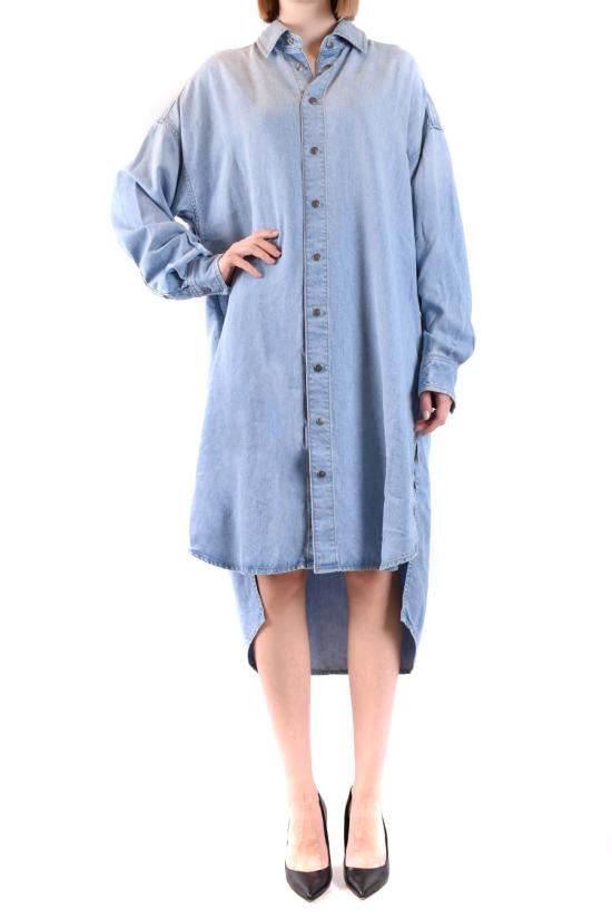  디젤 미디 원피스 A11387 0TGAQ01 Denim - DIESEL