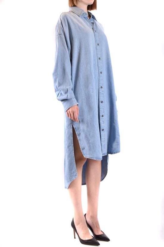 디젤 미디 원피스 A11387 0TGAQ01 Denim - DIESEL