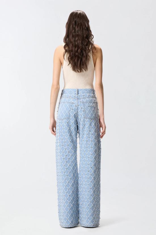 26SS 핑코 데님 팬츠 101733A32NPJE Denim - PINKO