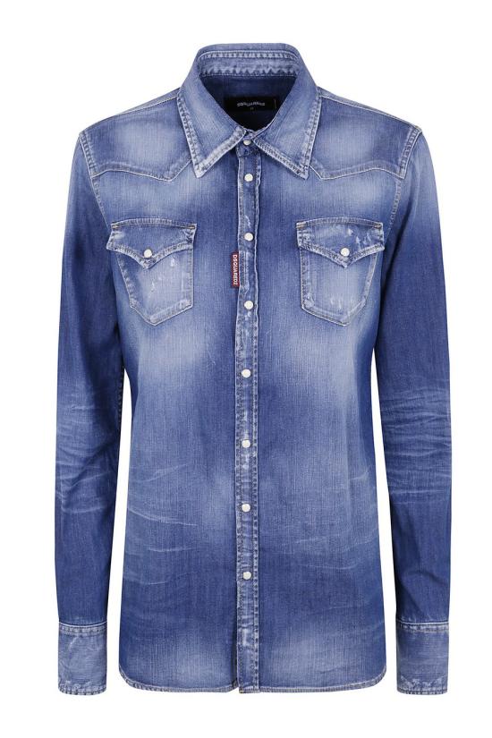  디스퀘어드2 데님 셔츠 S75DL0894 S30341470 Denim