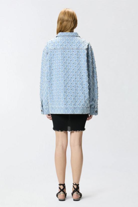 26SS 핑코 셔츠 106246A32NPJE Denim - PINKO