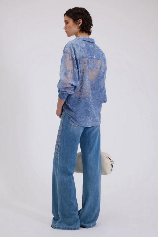 26SS 에르마노 블라우스 D48EK056E66MF156 Denim - ERMANNO