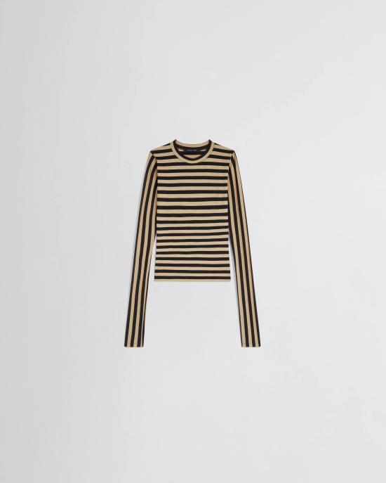 26FW 피비 파일로 긴팔 티셔츠 ET177VI3808 052TB TOFFEE BLACK