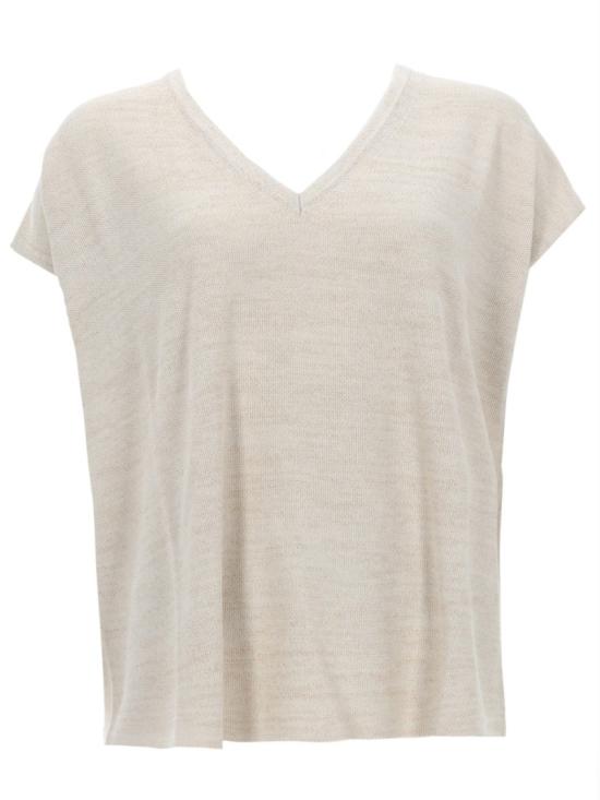 26SS 파비아나 필리피 민소매 티셔츠 MAD276F486 M2200145 Neutrals