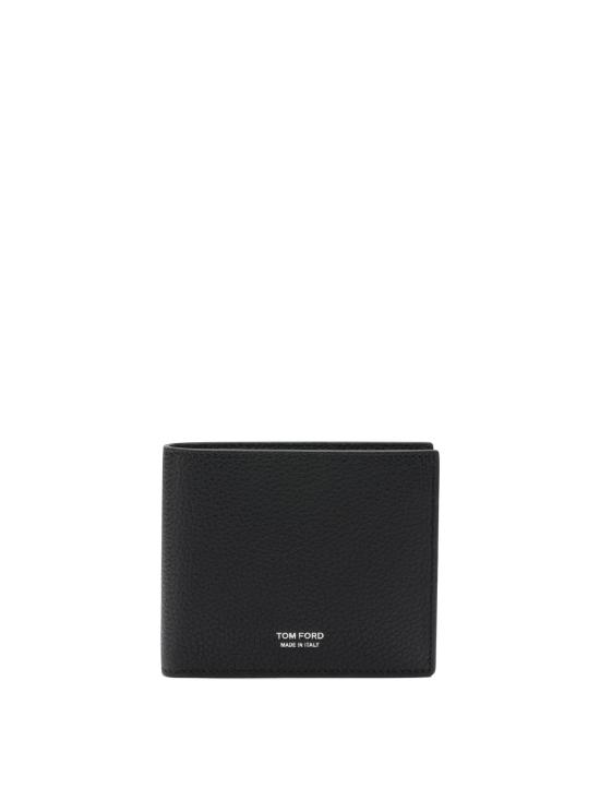 26FW 톰포드 그레인 가죽 클래식 바이폴드 지갑 Y0228LCL158SNAA Black
