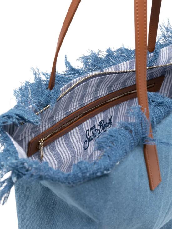 26SS 세인트바쓰 토트백 CBF000100436L EMBROIDERED BLUE - MC2 SAINT BARTH